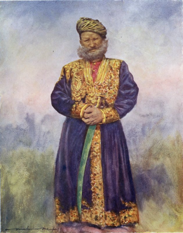 Rajgarh的Rajput 作者 Mortimer Ludington Menpes