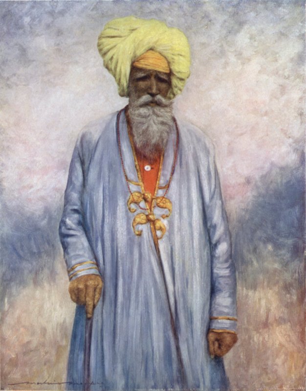 Cutch Maharaja的保留者 作者 Mortimer Ludington Menpes
