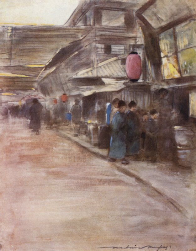 杏花街 作者 Mortimer Ludington Menpes