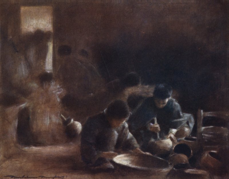青铜清洁工 作者 Mortimer Ludington Menpes