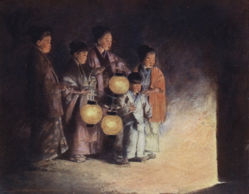 由灯笼之光 作者 Mortimer Ludington Menpes