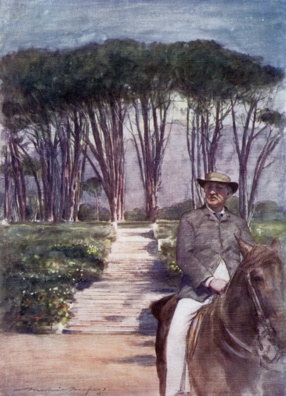 Groote Schuur的Cecil J Rhodes 作者 Mortimer Ludington Menpes