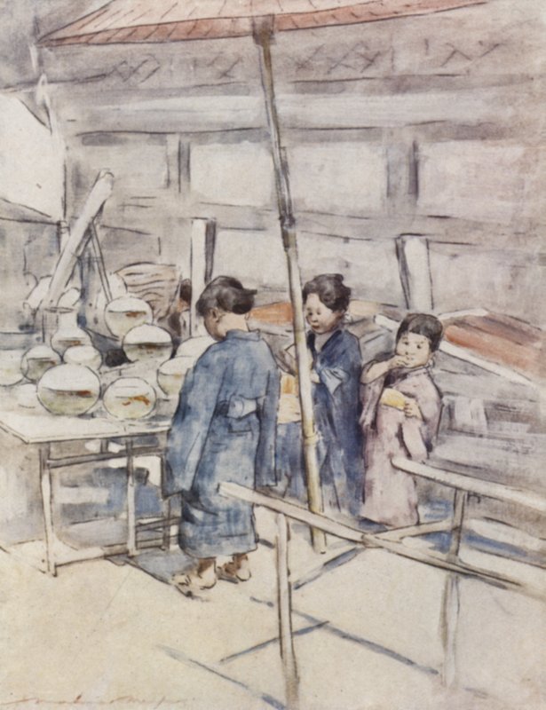 金鱼 作者 Mortimer Ludington Menpes