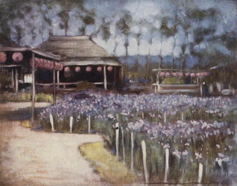鸢尾花园 作者 Mortimer Ludington Menpes