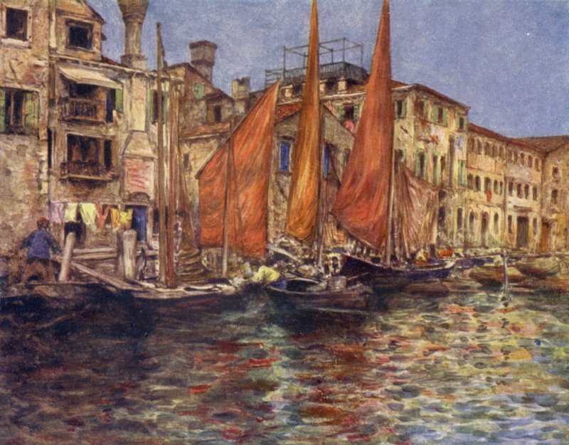 鱼市 作者 Mortimer Ludington Menpes
