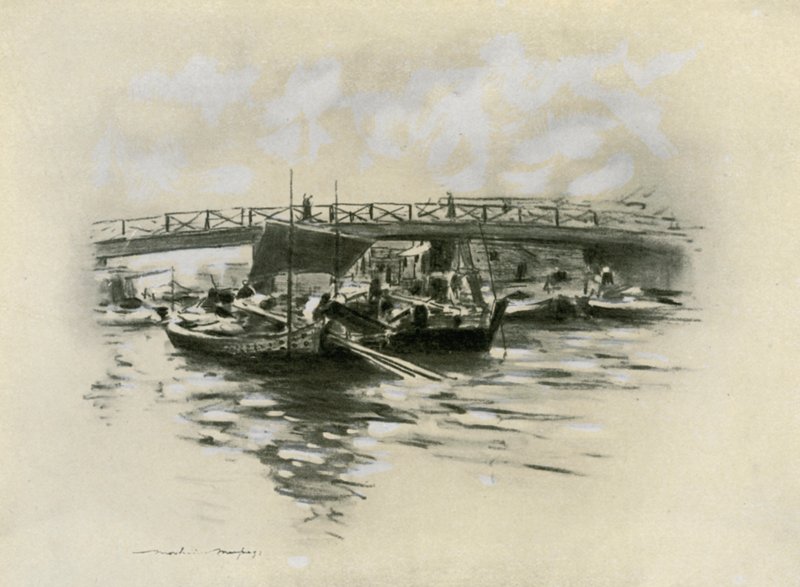 Tokio的Ogara河 作者 Mortimer Ludington Menpes