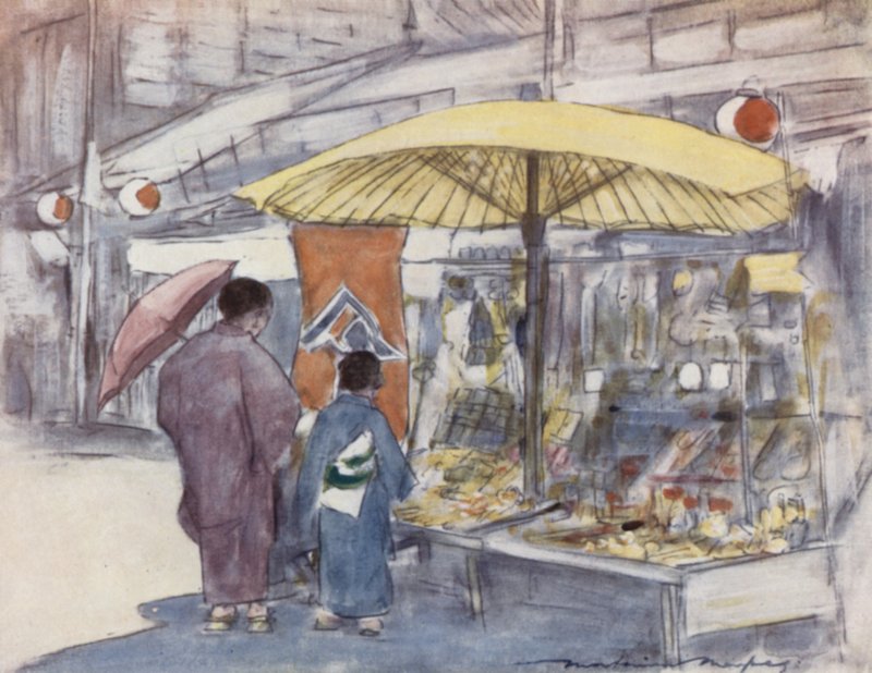 桥上失速 作者 Mortimer Ludington Menpes