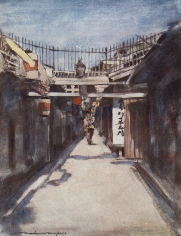 街与画廊 作者 Mortimer Ludington Menpes