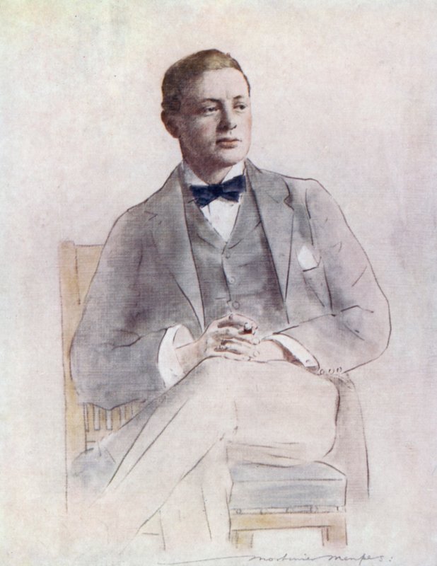 温斯顿·丘吉尔 作者 Mortimer Ludington Menpes