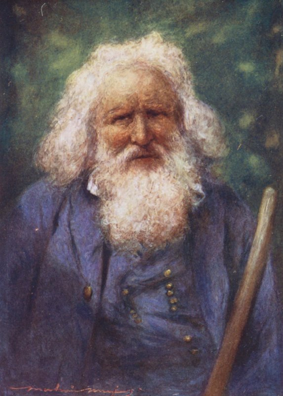 盲乞丐》（彩色石版画） 作者 Mortimer Ludington Menpes