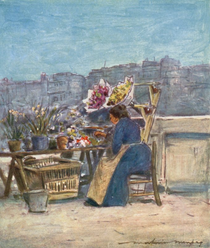 花摊 作者 Mortimer Ludington Menpes