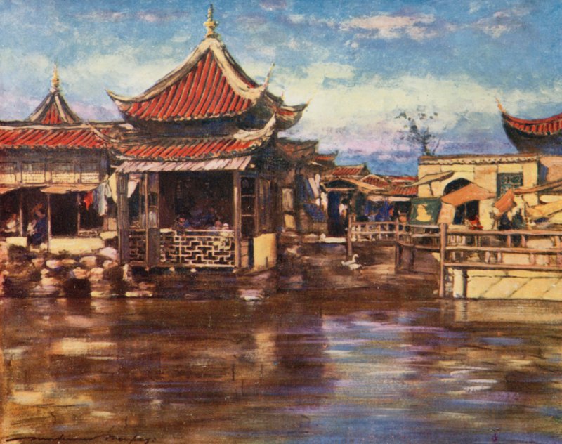 上海茶馆 作者 Mortimer Ludington Menpes