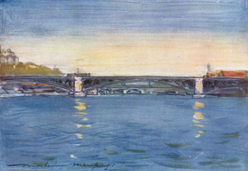 下午在塞纳河上 作者 Mortimer Ludington Menpes