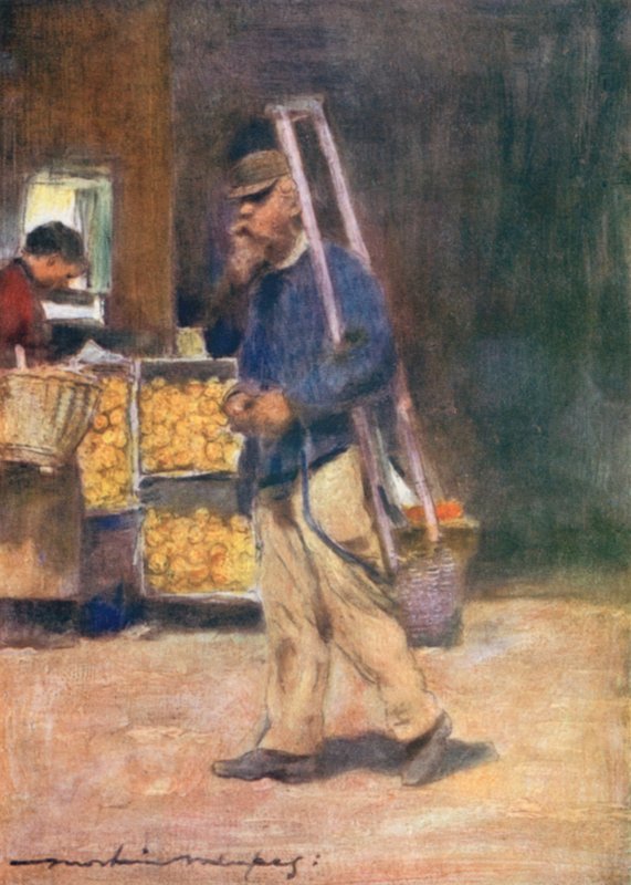橙色供应商 作者 Mortimer Ludington Menpes