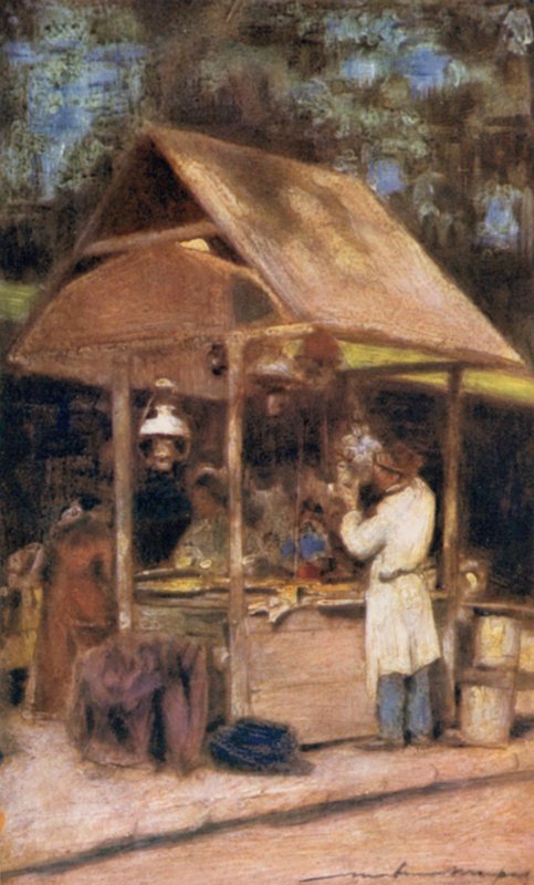 在Neuilly Fete 作者 Mortimer Ludington Menpes