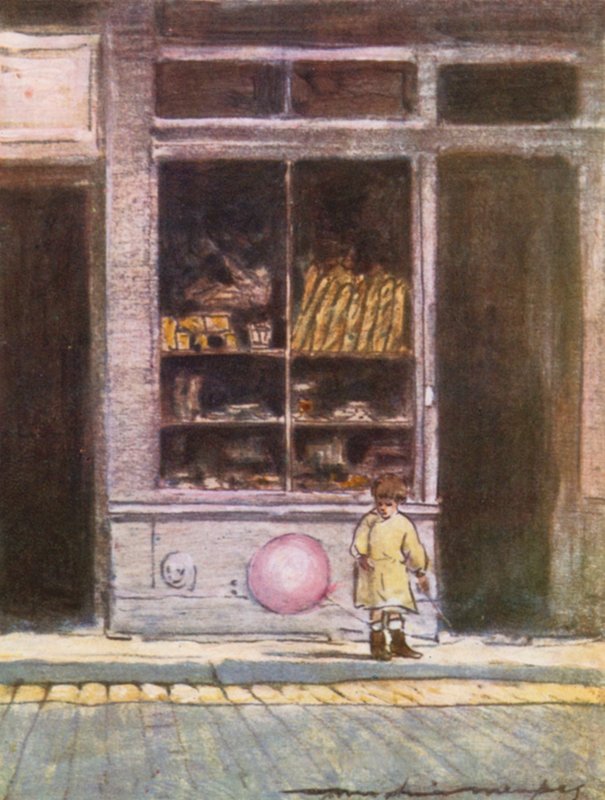 在中央市场附近的面包店 作者 Mortimer Ludington Menpes