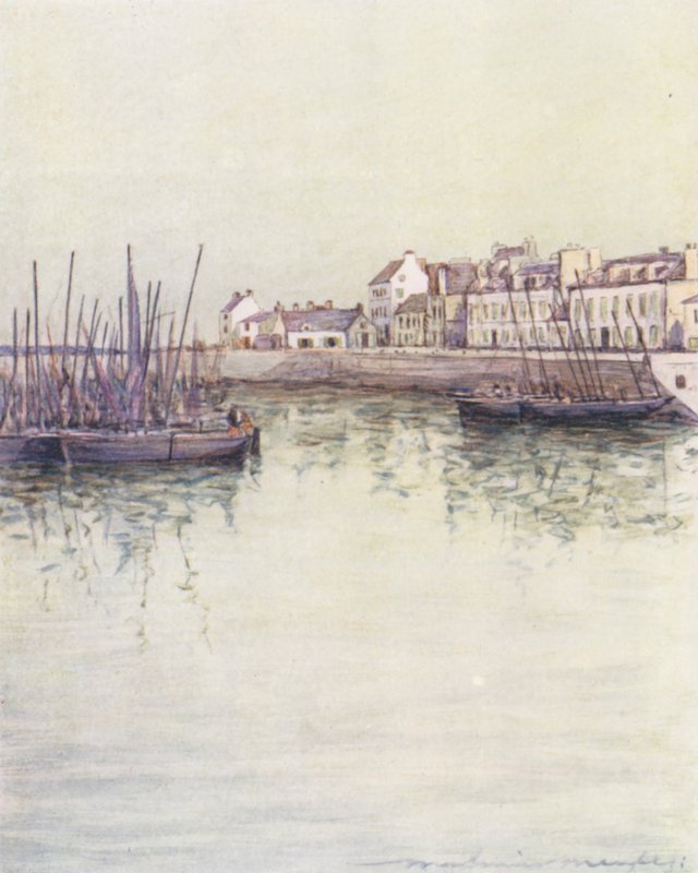 孔卡尔诺港（彩色印刷版） 作者 Mortimer Ludington Menpes