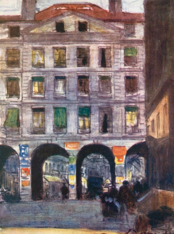 在Rue St Honore 作者 Mortimer Ludington Menpes