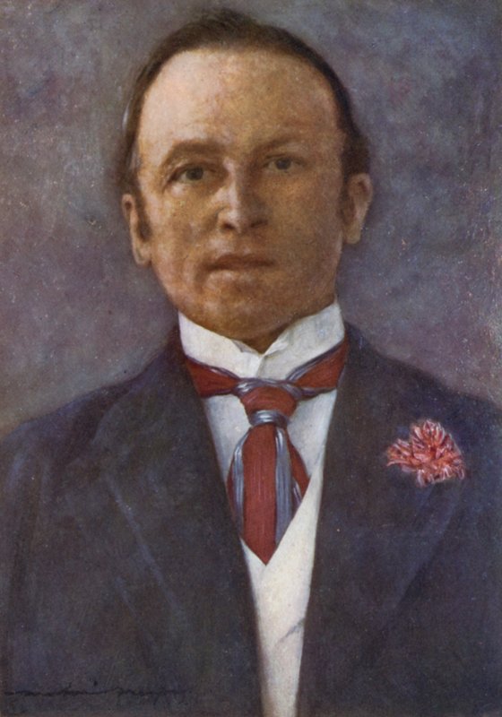 柯曾勋爵在德里的书房（彩色平版印刷）。 作者 Mortimer Ludington Menpes