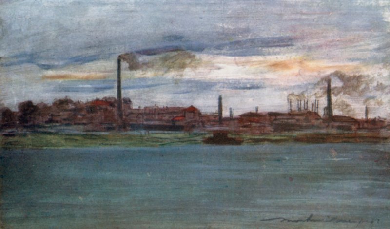 在Charenton附近 作者 Mortimer Ludington Menpes