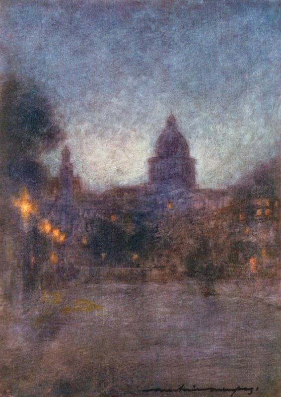 夜晚里的巴黎 作者 Mortimer Ludington Menpes