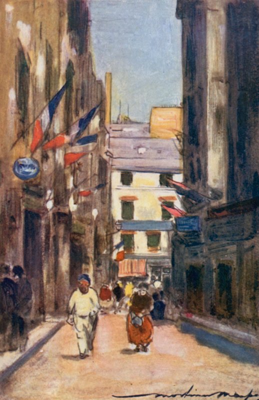 Rue de Seine 作者 Mortimer Ludington Menpes