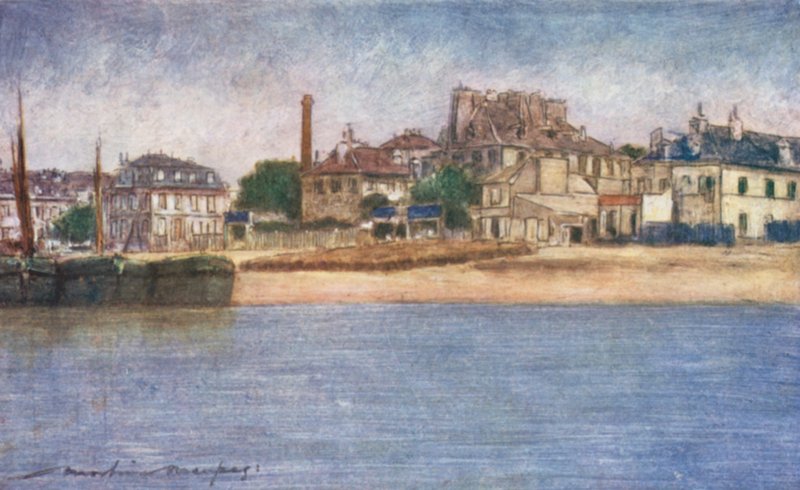 Charenton附近的塞纳河 作者 Mortimer Ludington Menpes