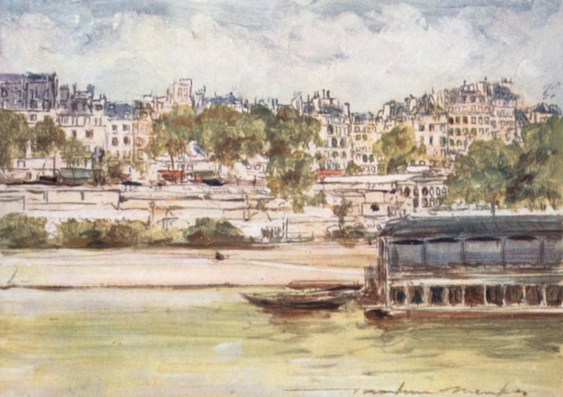Pont Neuf附近的洗手间 作者 Mortimer Ludington Menpes