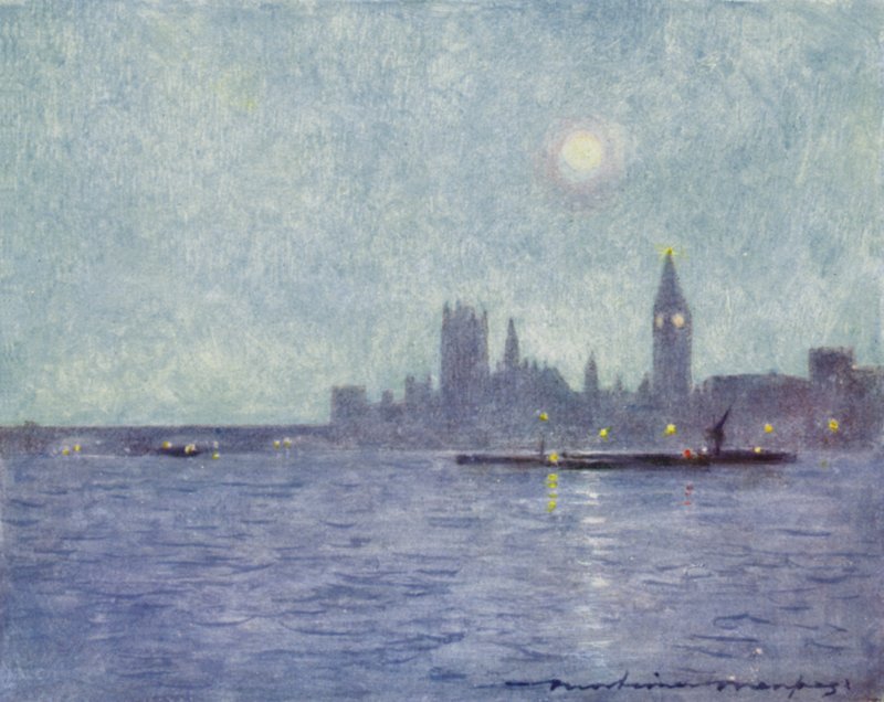 威斯敏斯特之夜 作者 Mortimer Ludington Menpes