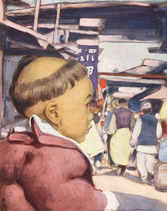 世界儿童：中文，《一个广东宝宝》（彩色石印版） 作者 Mortimer Ludington Menpes