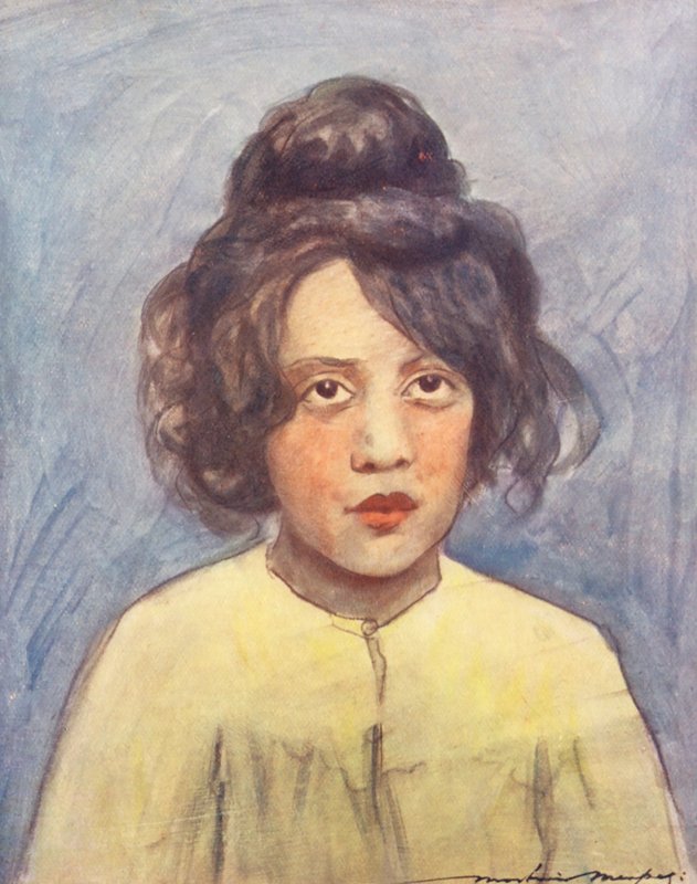世界儿童：意大利语，《菲阿梅塔》（彩色印刷版） 作者 Mortimer Ludington Menpes