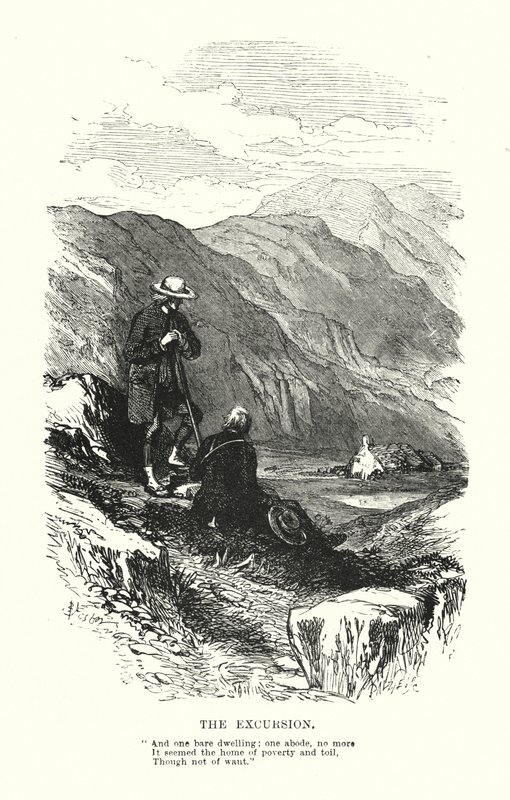 威廉-华兹华斯远行》（雕刻 作者 迈尔斯·比克（Myles Birket）（之后）福斯特（Foster）
