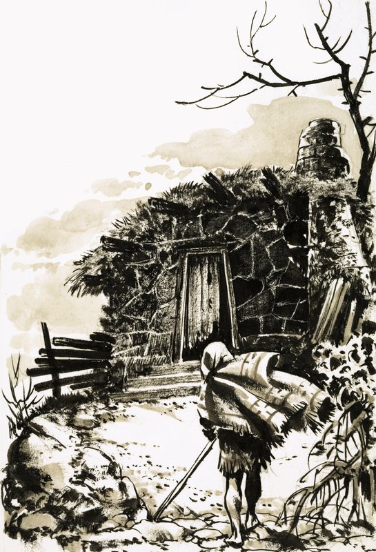 走近一间破旧的小屋 作者 纳迪尔·昆托