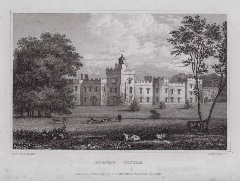 Hornby Castle (engraving) 作者 纳撒尼尔（后）惠托克