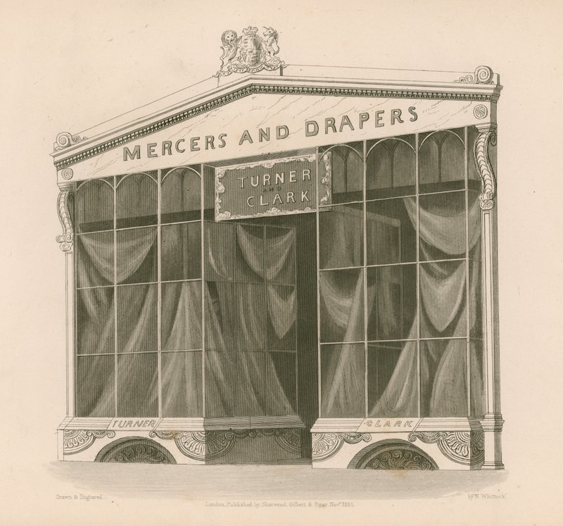 前往Messrs Turner和Clark，Mercers and Drapers，考文垂街，伦敦 作者 纳撒尼尔·惠特克