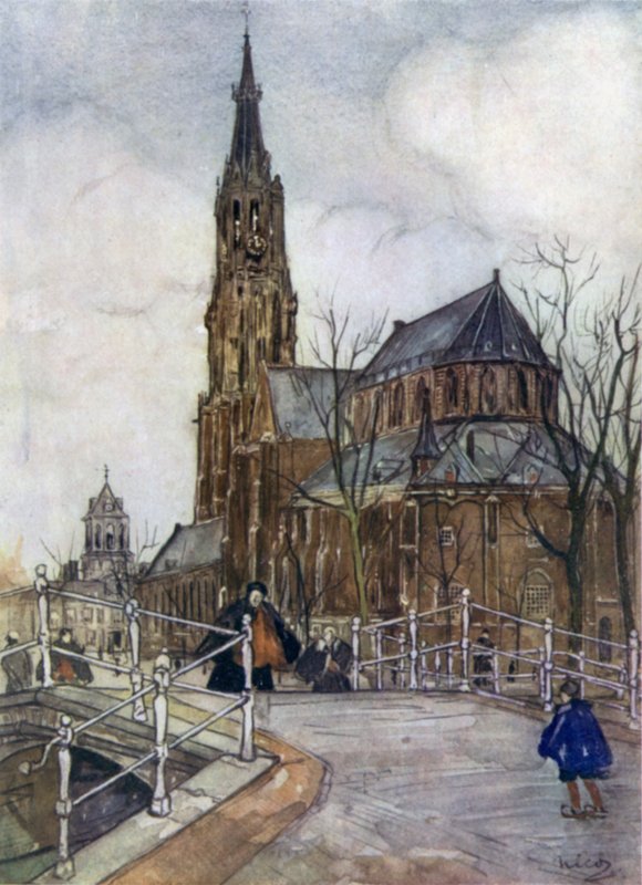 代尔夫特的Nieuwe Kerk 作者 尼科·容曼