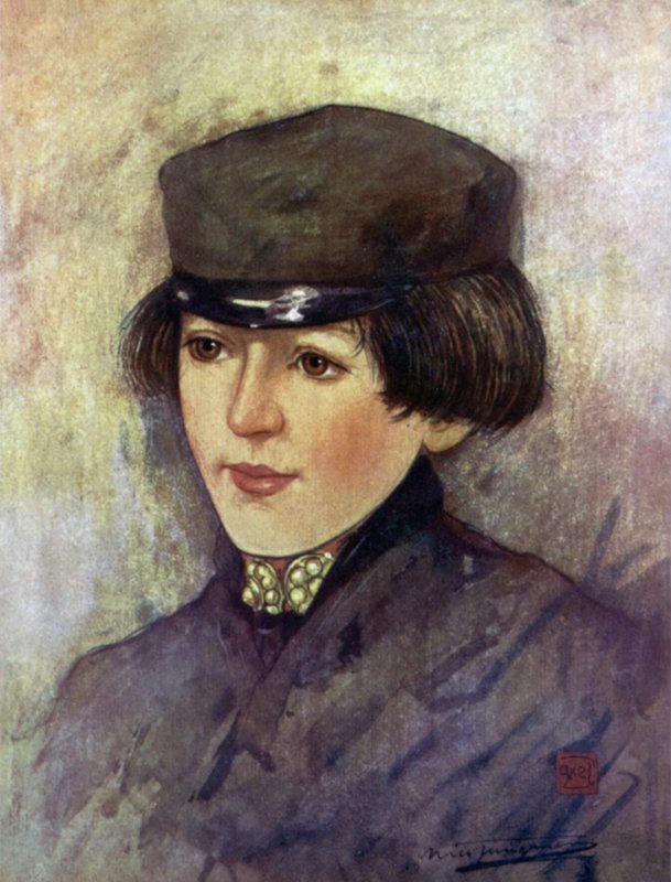 A Boy of Goes（彩色石版画） 作者 尼科·容曼