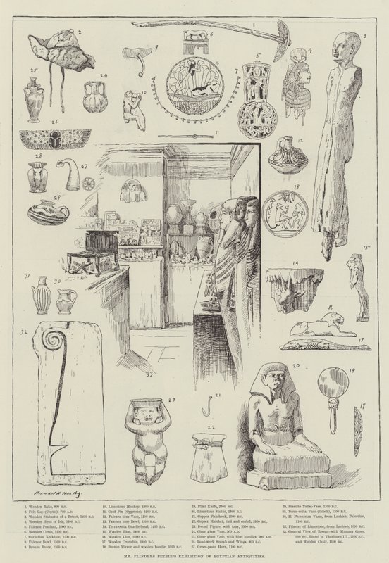 弗林德斯皮特里先生的埃及古物展 作者 诺曼·哈迪