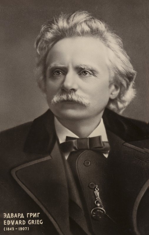Edvard Grieg，挪威作曲家和钢琴家（1843-1907） 作者 挪威摄影师