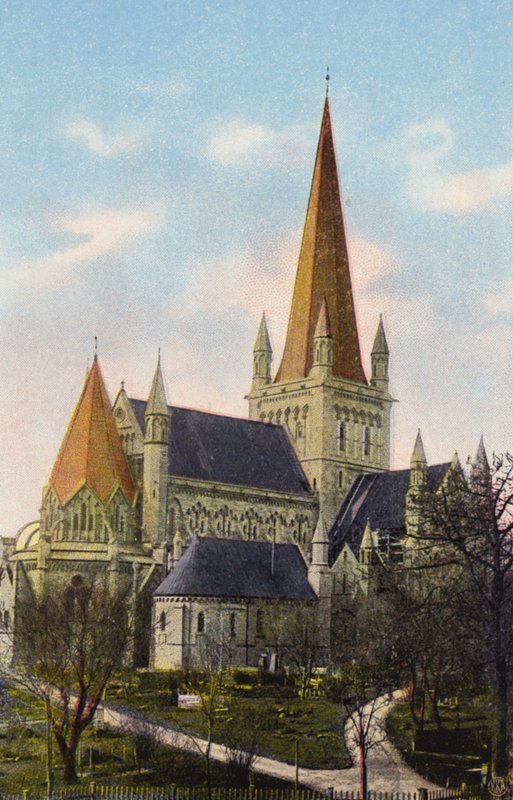 挪威：Trondhjems Domkirke（彩色照片） 作者 挪威摄影师
