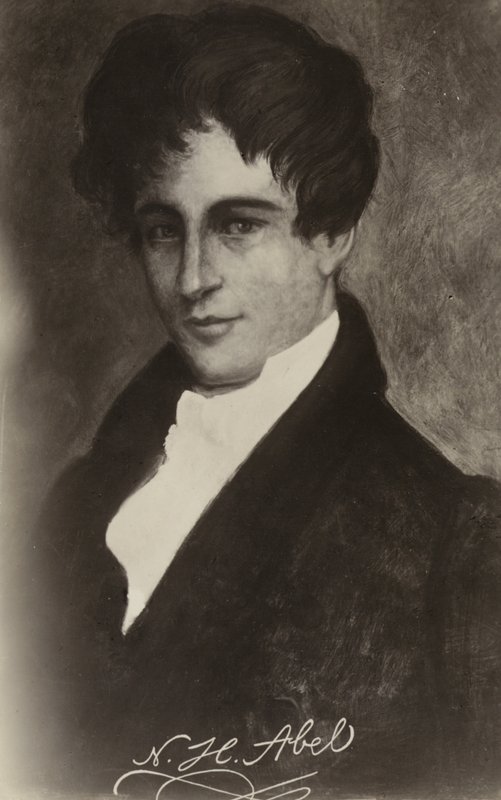 Niels Henrik Abel（1801-1829），挪威数学家 作者 挪威学校