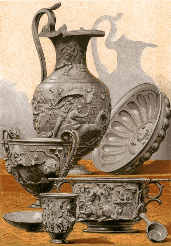 在Bernay发现银色花瓶 作者 塞利尔