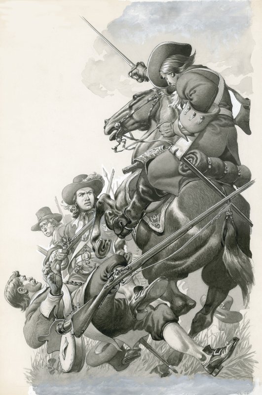 马的黑肚皮 作者 帕特（1907-95）尼科尔