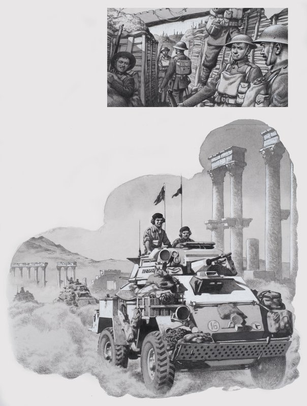 英国救生员（水粉纸） 作者 帕特（1907-95）尼科尔