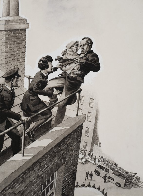 别过来，否则我会跳下去 作者 帕特（1907-95）尼科尔