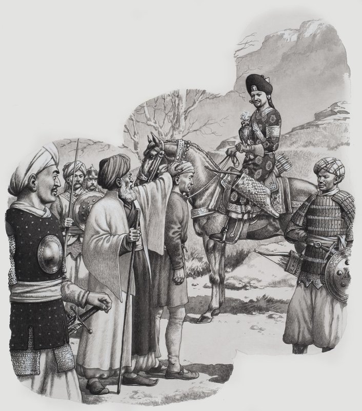 近卫军（水粉画，纸本） 作者 帕特（1907-95）尼科尔