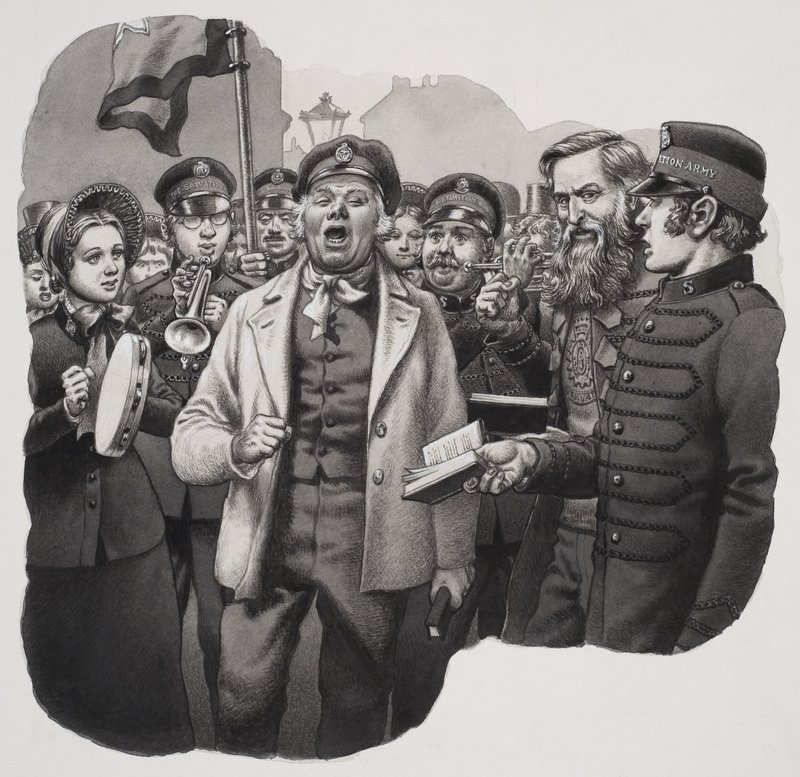 救世军（纸上水粉画） 作者 帕特（1907-95）尼科尔