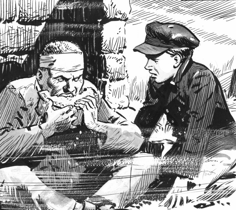 查尔斯-狄更斯为《远大前程》创作的插图（钢笔和墨水） 作者 帕特 (1907-95) 妮可