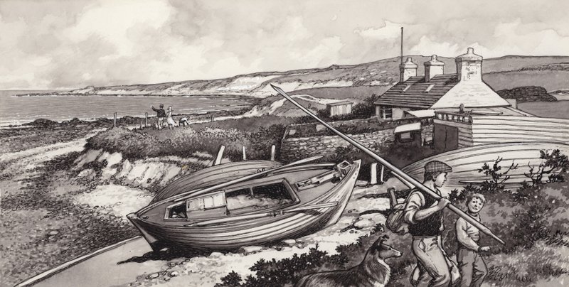 约翰-奥格罗兹（纸上水粉画） 作者 帕特 (1907-95) 妮可