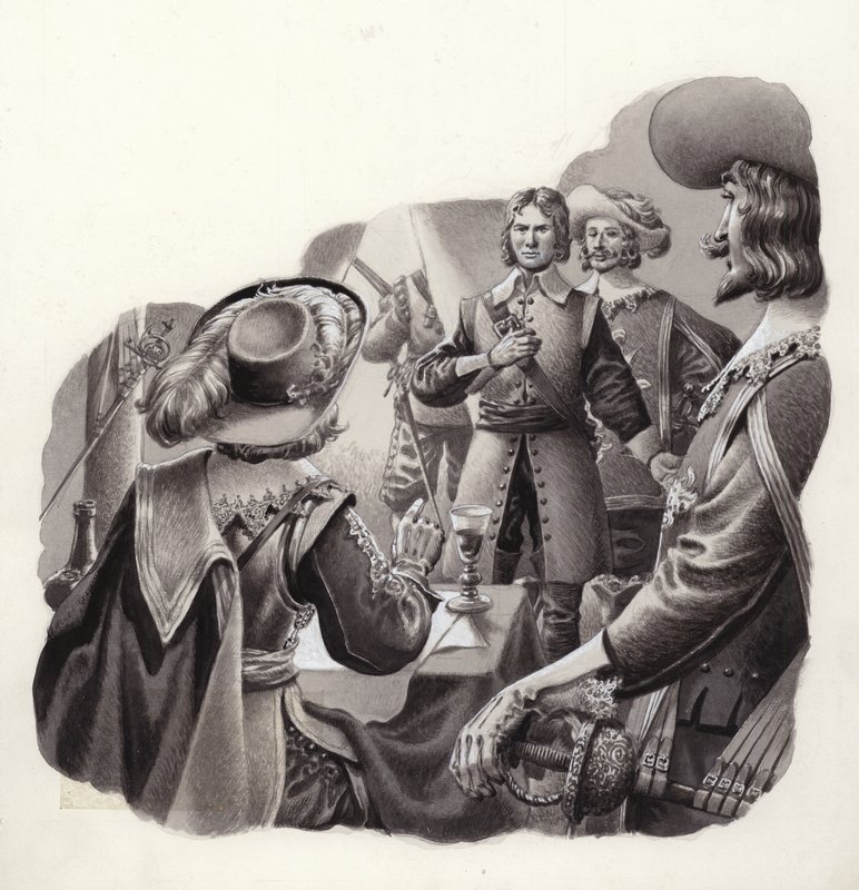 塞巴斯蒂安-沃邦，欧洲最伟大的攻城战专家（纸面水粉画） 作者 帕特 (1907-95) 妮可